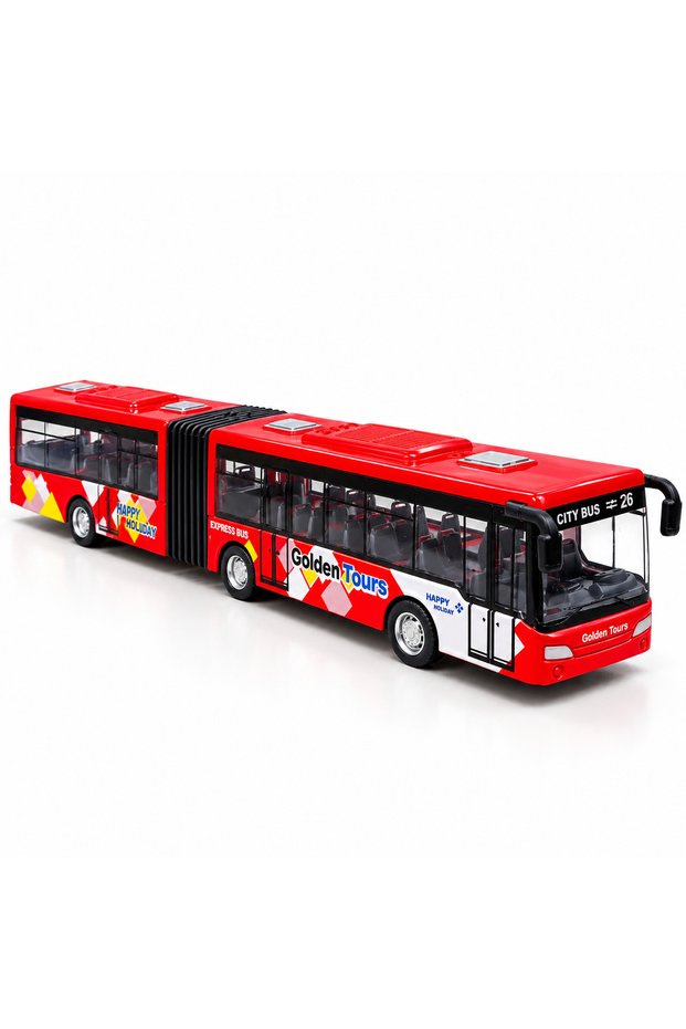 1:55 Scale Bellows City Bus Toy