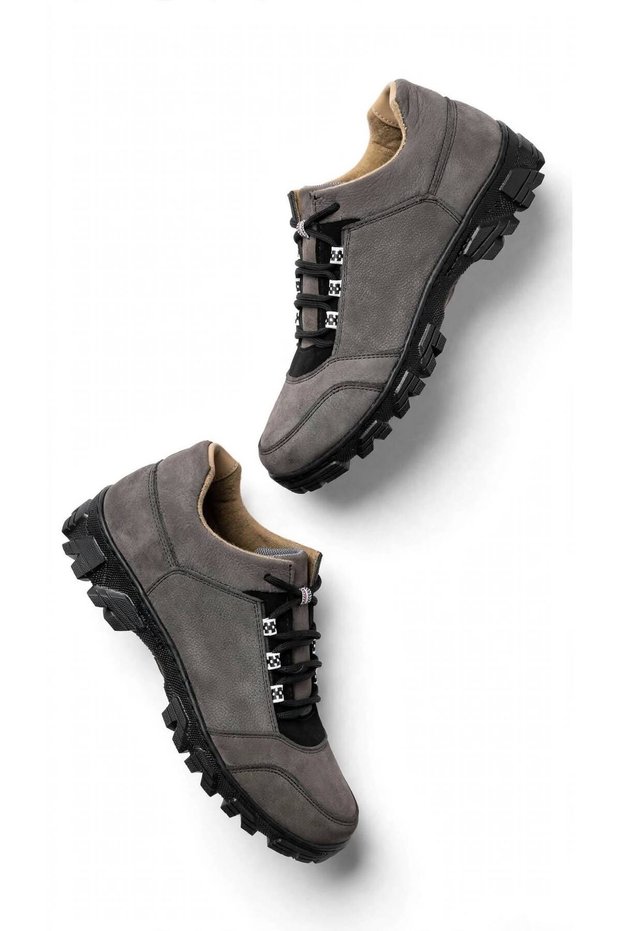 Tracking Anatomic Full Orthopedic Non-Slip Sole Cold-Resistant Genuine Leather Trekking Shoes