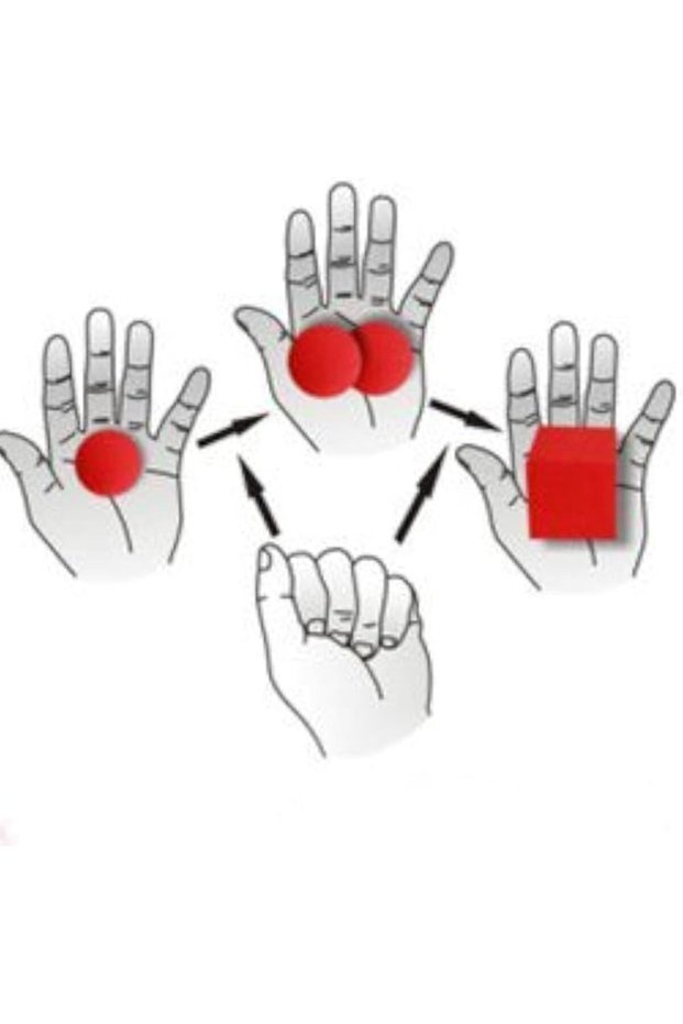 SUMAG Square and Round Change Sponge Ball Magic Trick