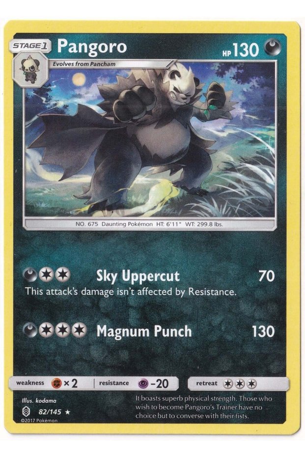 Pangoro # 82 - Guardians Rising - Card (Mint)
