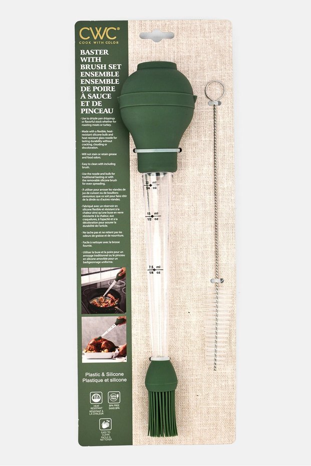 Baster With Brush Set, Multicolor