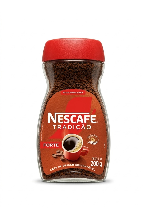 Tradição Forte, Instant Coffee, Glass Jar, 200 g