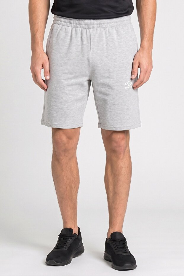 Men Sportswear Fit Running Shorts, Light Grey
