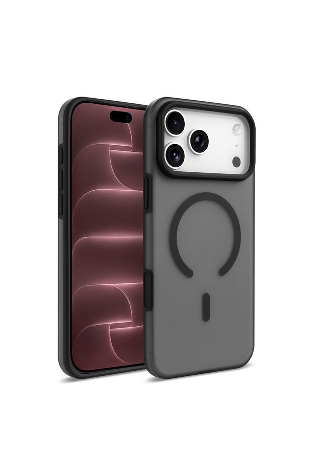 iPhone 18 Pro Max Case Strong Magsafe Ring Frosted Back Cover Camera Raised Matte Silicone Senk
