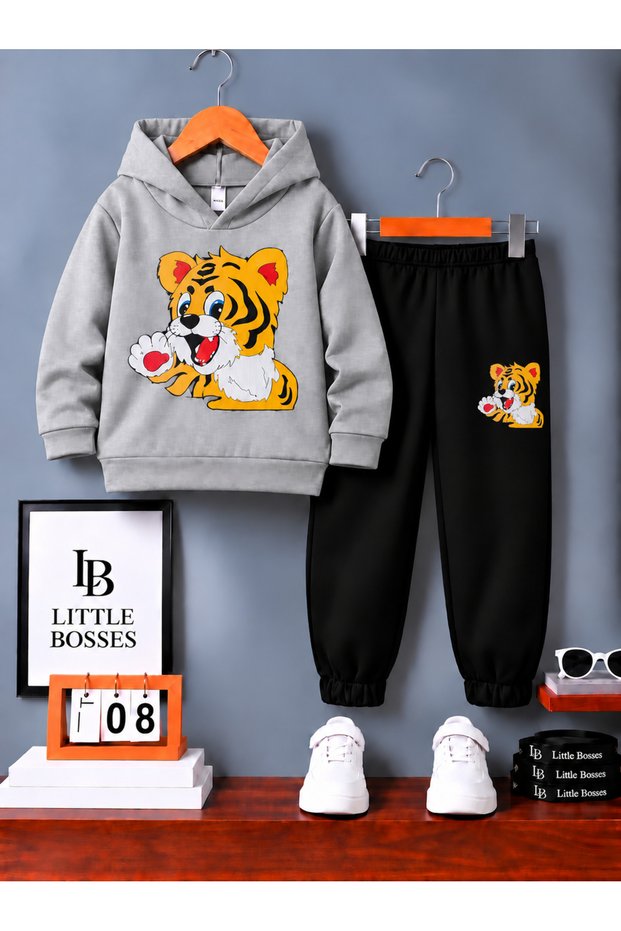 Winter Children's Tracksuit Unisex (Smiling Lion)