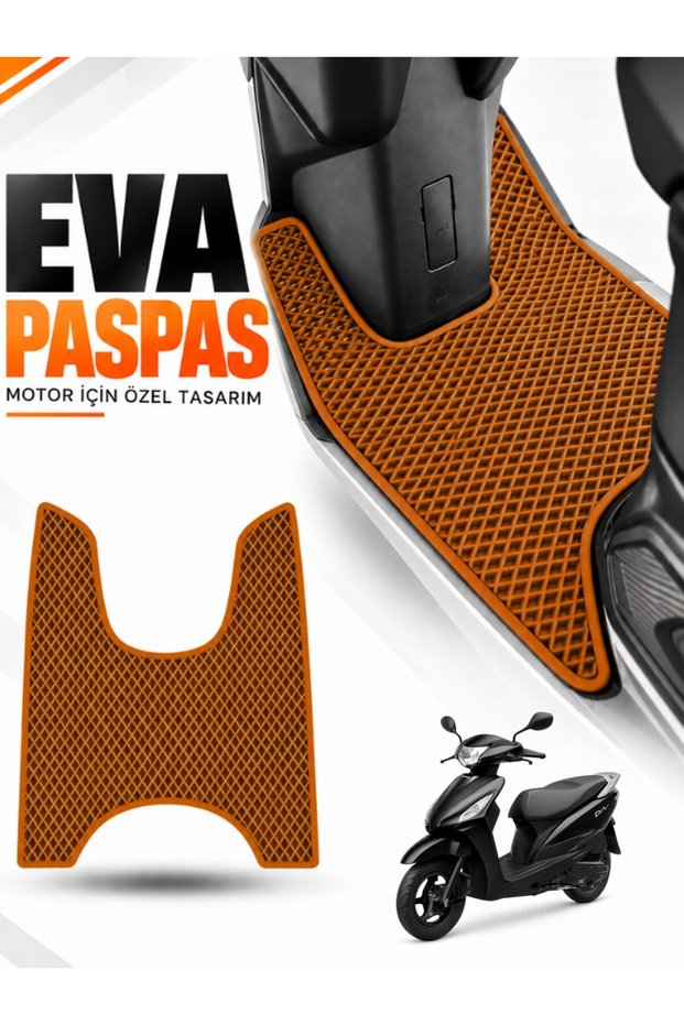 Honda Dio Compatible Eva Motorcycle Mat Scooter Foot Mat Motor-Specific Tan