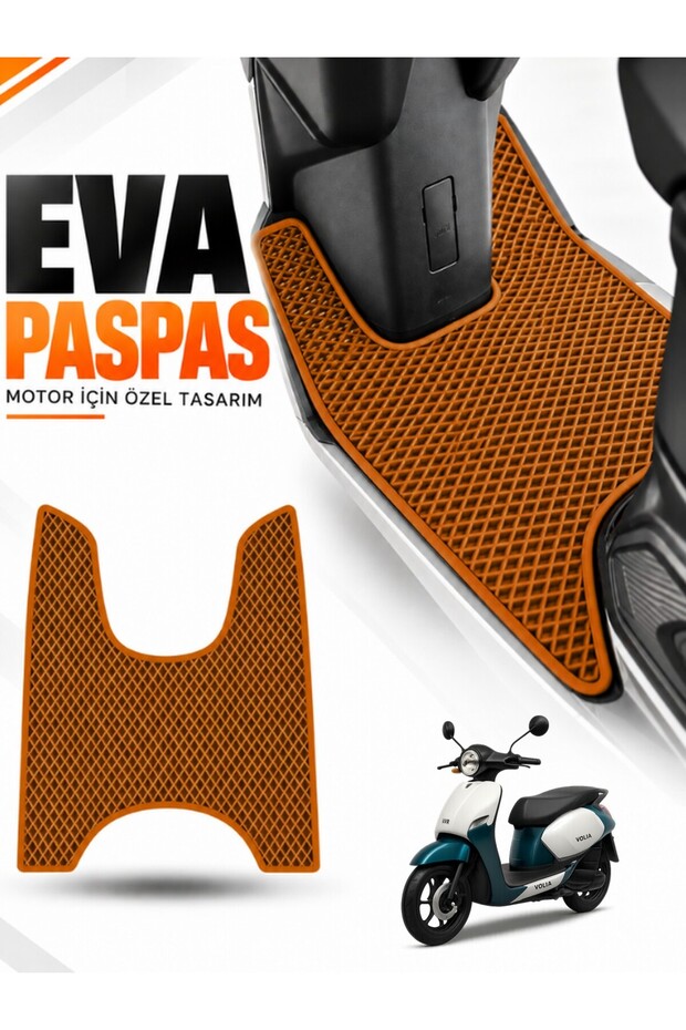 Volta Vs2 Compatible Eva Motorcycle Mat Scooter Foot Mat Motor-Specific Tan