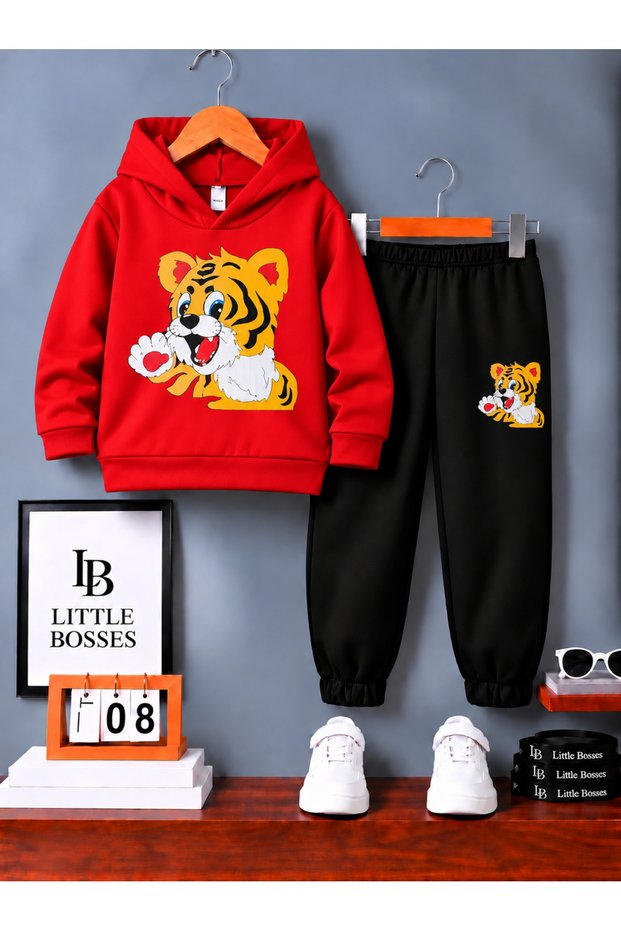 Winter Children's Tracksuit Unisex (Smiling Lion)