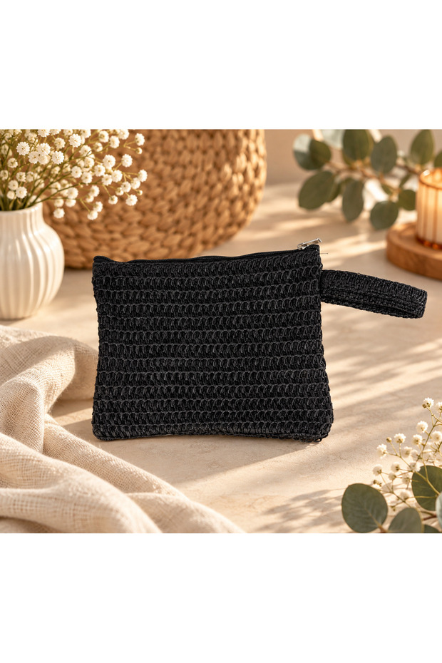 Jute Makeup/Hand Bag