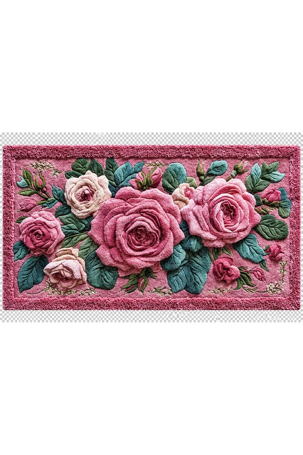 Patterned Door Front Balcony Bathroom Kitchen Mat Digital Printing