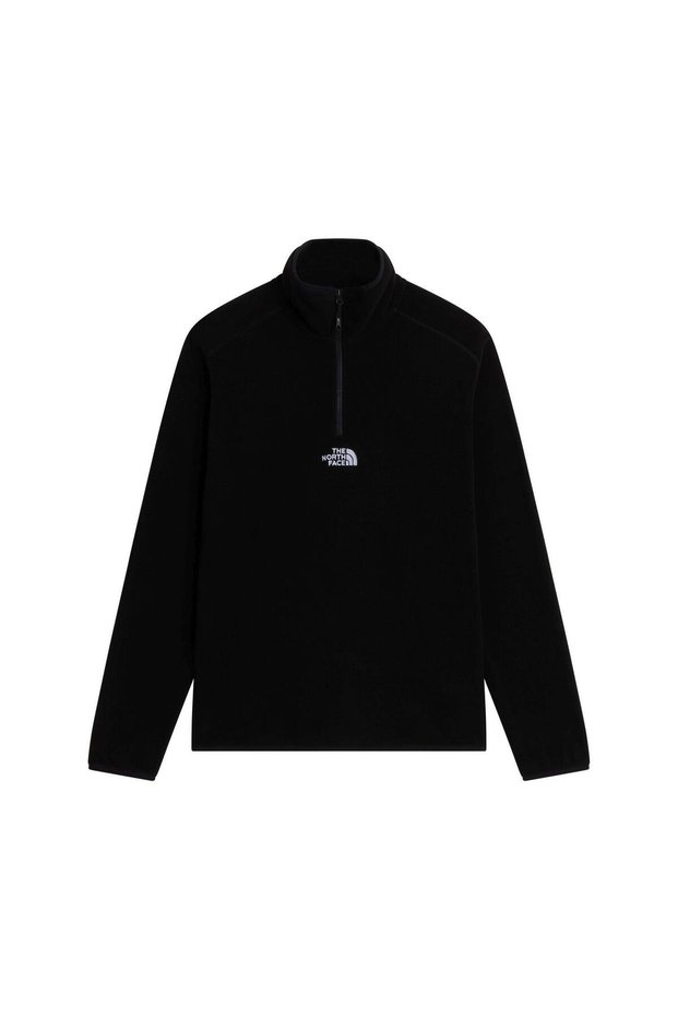 M Glacier 1/4 Zip - Embroidered Logo Men's Sweatshirt Nf0A8Hrwjk31 Black-S