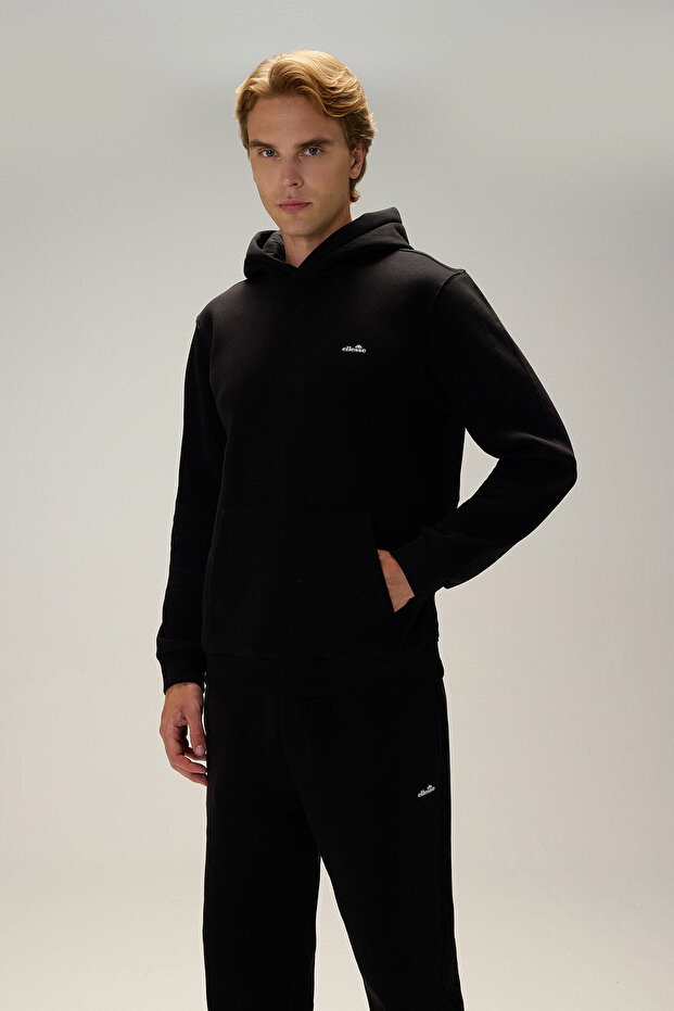Hooded Men's Sweatshirt 6Wm2005-Bk