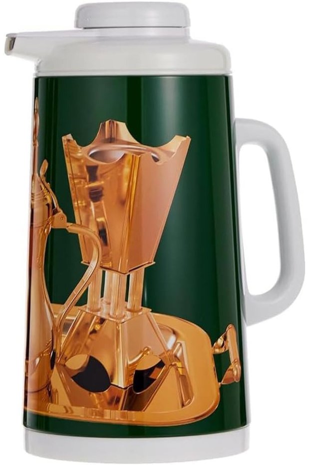 Original Vacuum Flask 1.0L Made in Japan, Stainless Steel CIT NO 40 Green