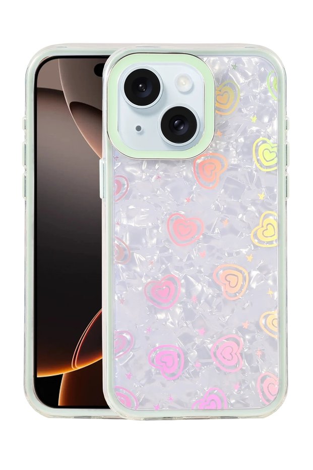 Concepta Newface iPhone 14 Lumi Patterned Cover (142025) - Green