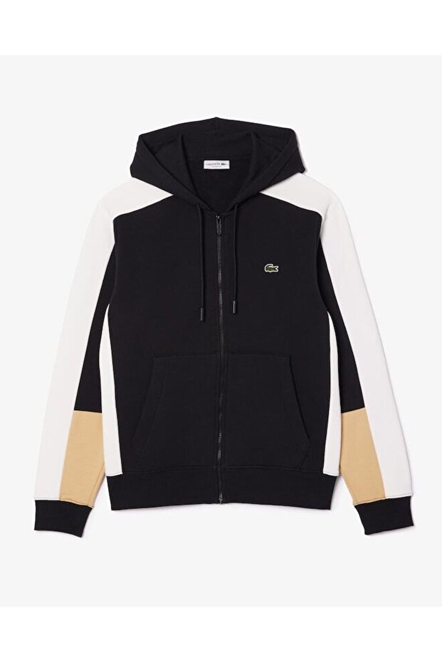Men's Zip-Up Colorblock Hoodie