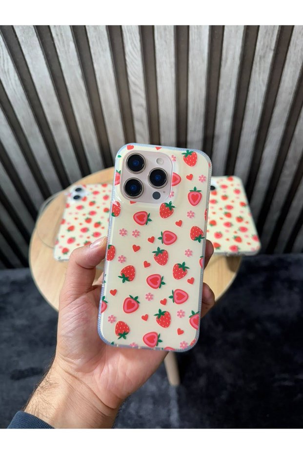 iPhone 14 Pro Max Compatible (Internally Printed) Shiny Patterned Soft Transparent Stylish Phone Case with Shiny Sides