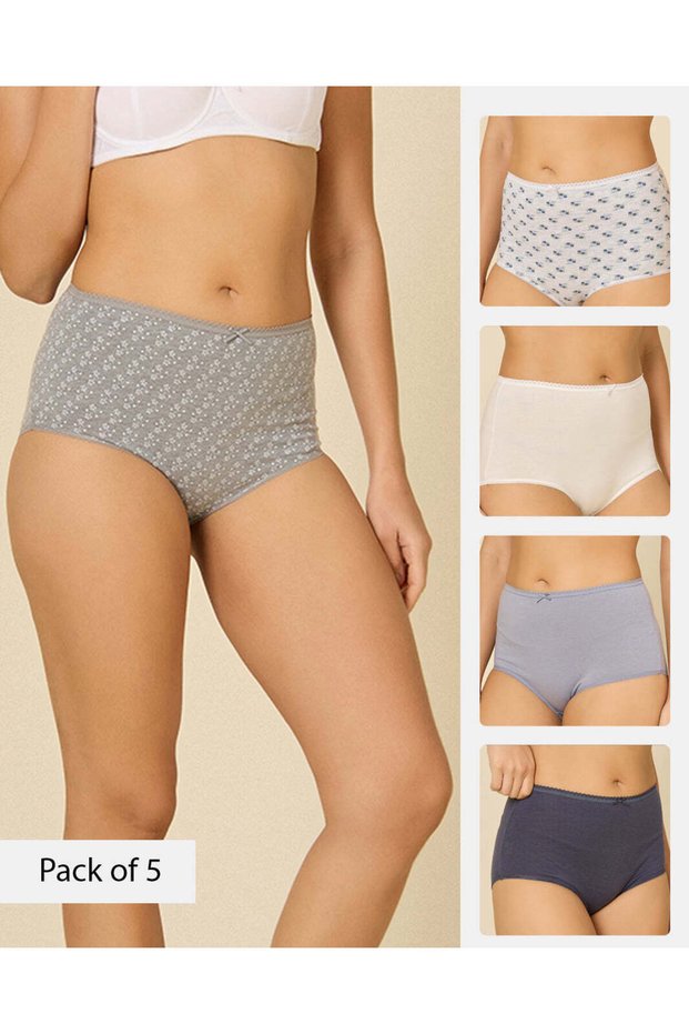Women Assorted Full Briefs Pack of 5