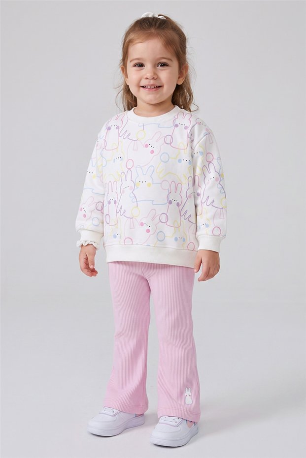 Dmb Kz Baby Spanish Leggings Set 6-36 Months Cream