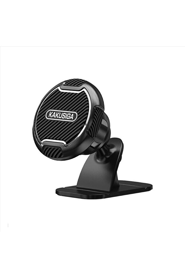 KSC-1703 Magnetic Car Phone Holder Strong Magnetic Car Mount with 360° Adjustable Viewing Angle, Center Console Mount for Smartphones Black