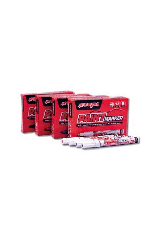 RYN10203 قلم طلاء أحمر 12 قطعة
