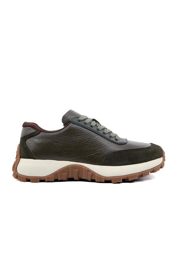 24165 Khaki Suede Men's Casual Shoes