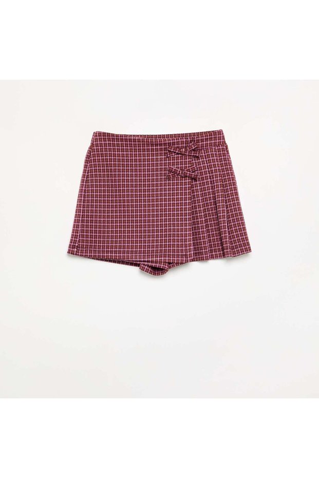 Patterned Skort Pink