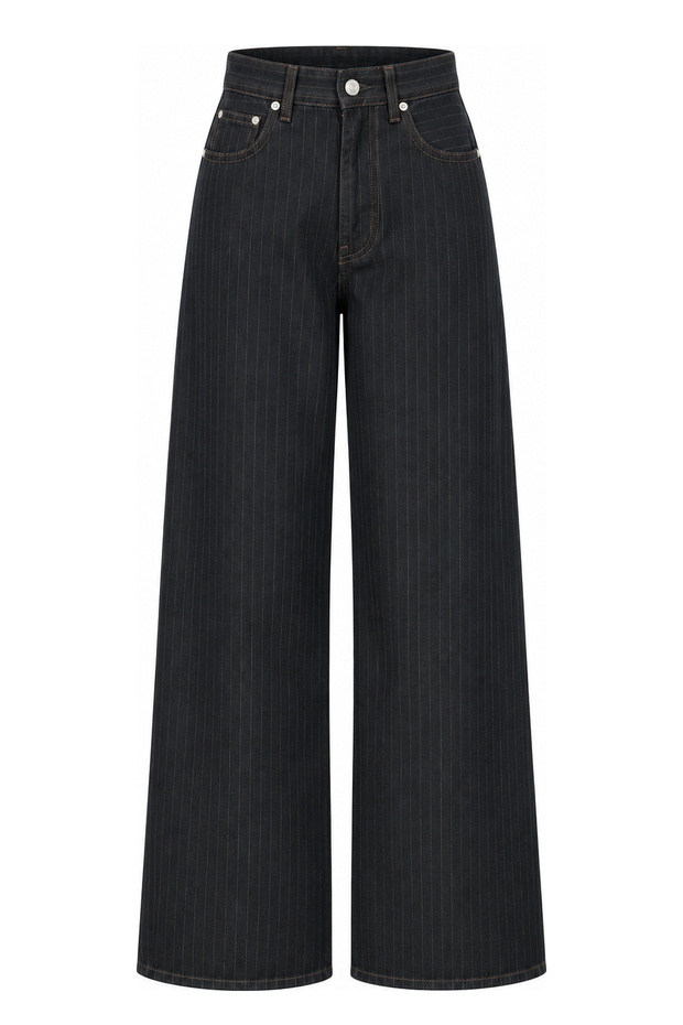 Striped Baggy Jeans