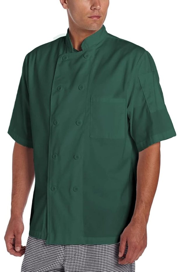 Men's Short Sleeve Unisex Classic Chef Coat