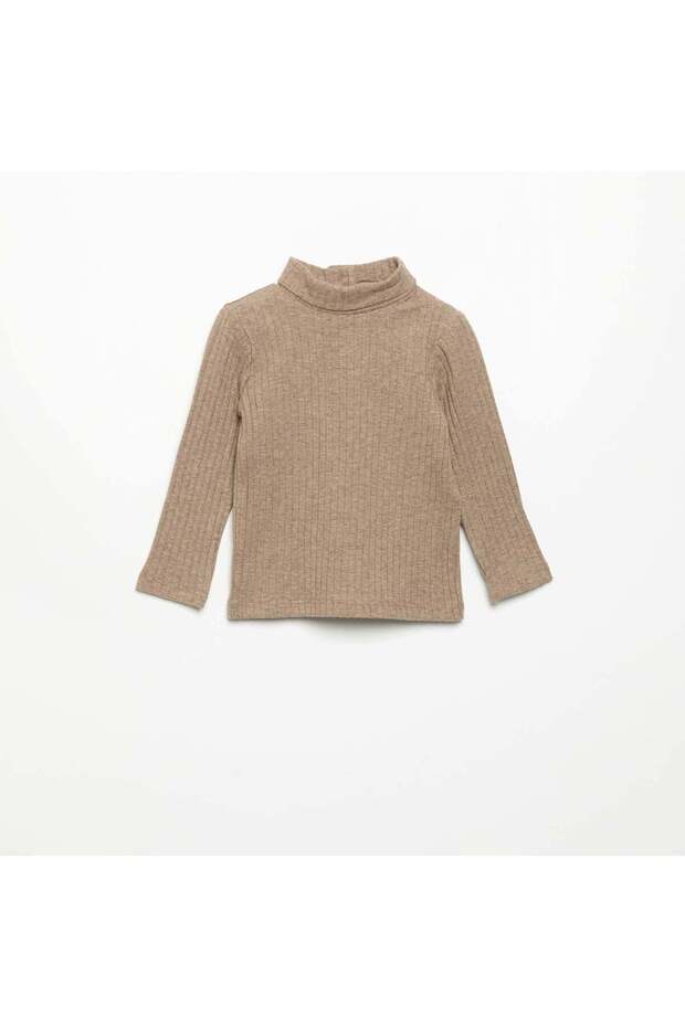 Fine Ribbed Undershirt Brown