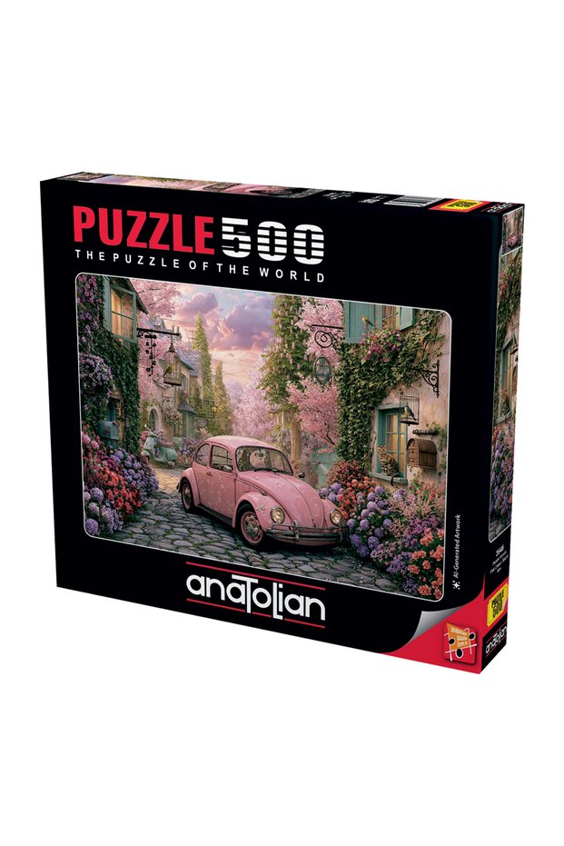 500 Piece Jigsaw Puzzle - Pink Vosvos 3646