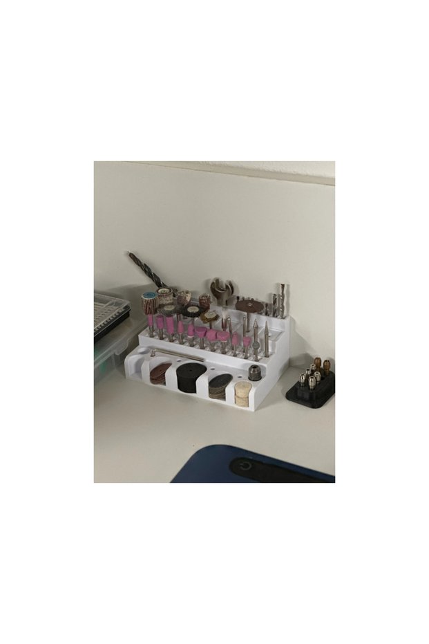 Mini Drill Bit Organizer – Rotary Hand Tool Drill Bit Organizer Stand