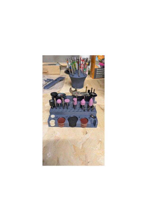 Mini Drill Bit Organizer – Rotary Hand Tool Drill Bit Organizer Stand