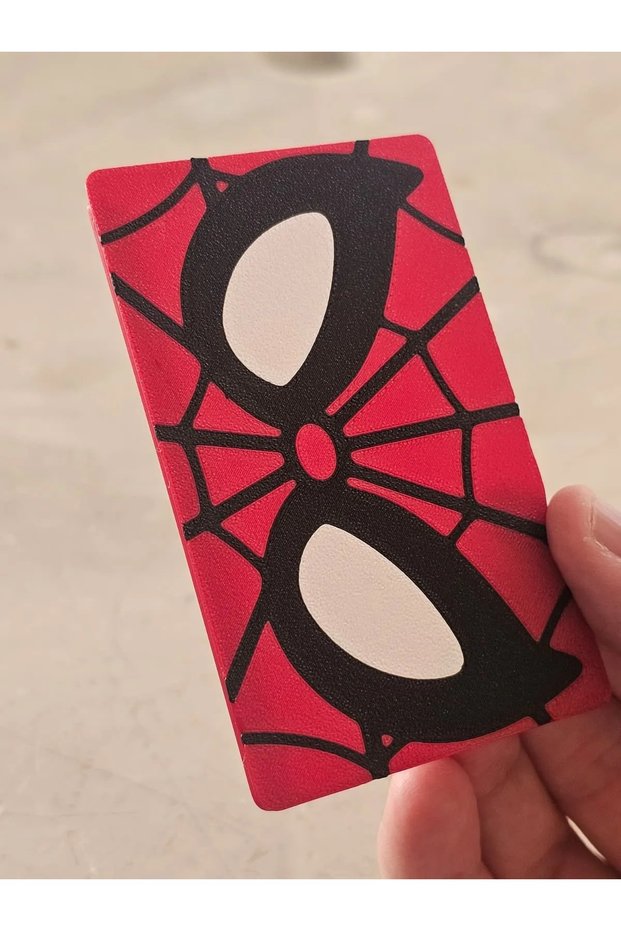 3D Printing Decorative Card Cover Bank Card Case Spider Web Themed Contactless Payment Compatible Protector