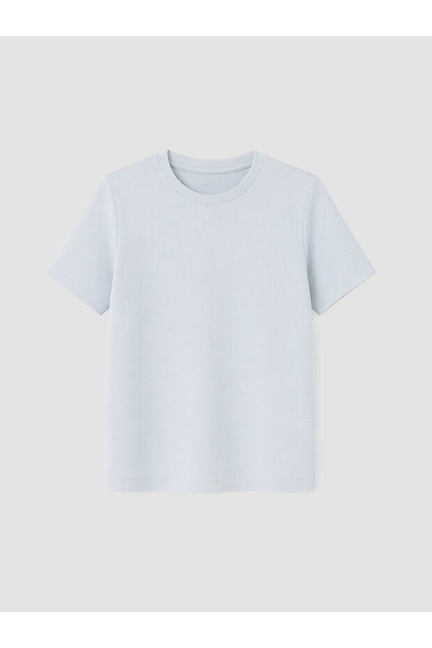 Two Mt Shop Quality Koor Sport Blue Diver Fabric Plain Standard & Regular Women's Sports T-Shirt