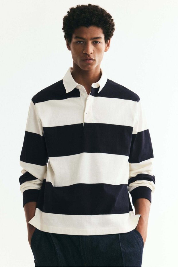 Regular Fit Cotton rugby shirt