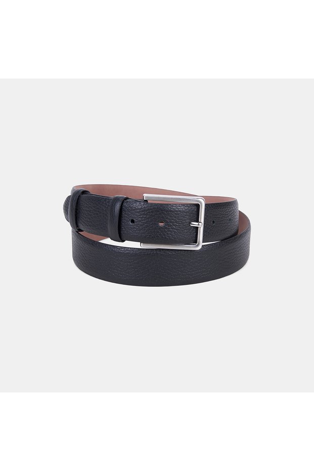 Men's Black Leather Classic Belt