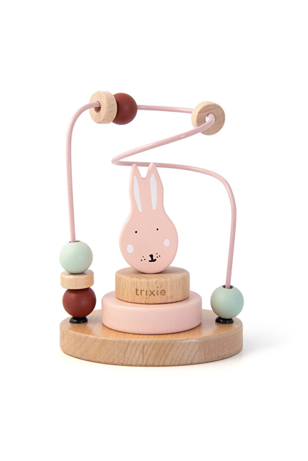 Mrs.Rabbit Toy Wooden Beaded Maze 36-151