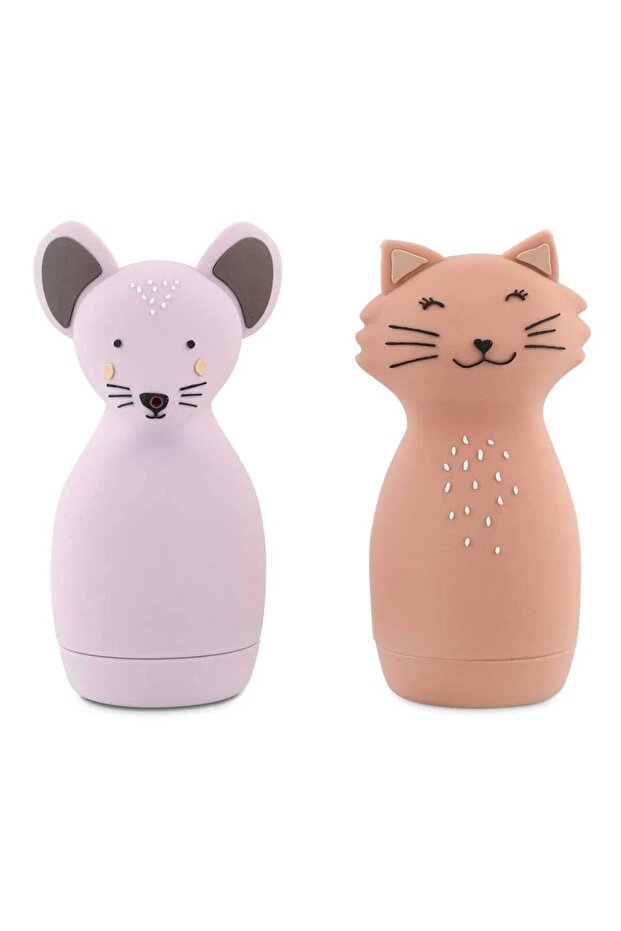 Mrs. Cat & Mrs. Mouse Water Splashing Animals Bath Toy 37-685