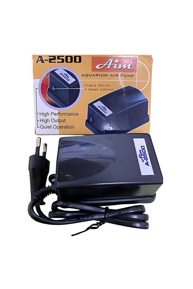 Aim Single Outlet Air Pump A - 2500