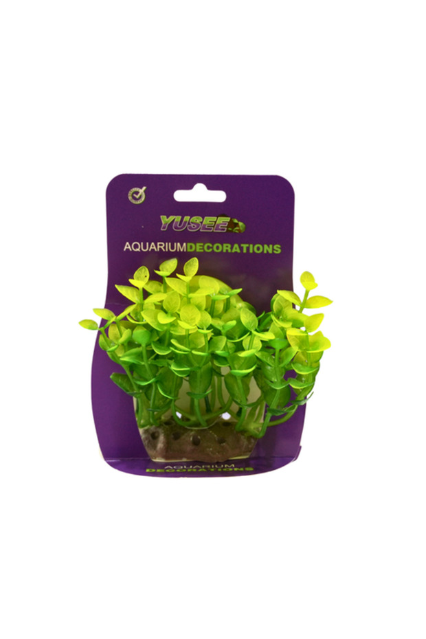 Aquarium Decoration - Artificial Plant - Ys-92106[Length - 12Cm]