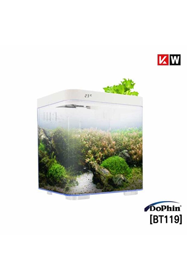 Dophin 7L Mini Betta Tank Kit With Temperature Display