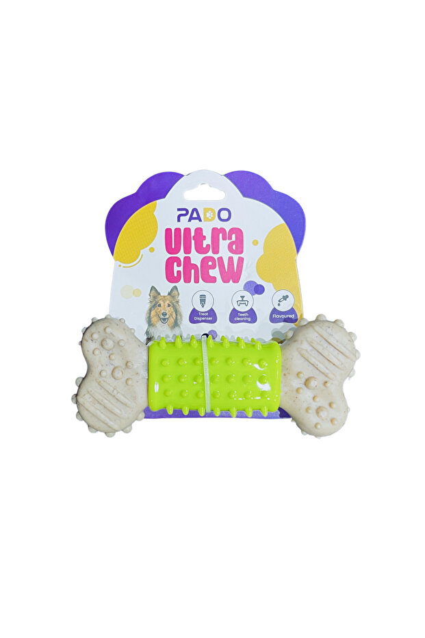 Green And Brown Bone Tougher Toy S (12X5X2Cm)