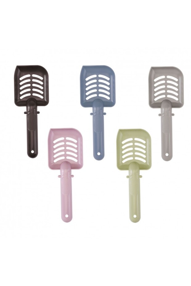 Paletta Litter Scoops For Cats, Assorted Color[Color - Mixed Colours, Dimension - 9 X 23Cm]