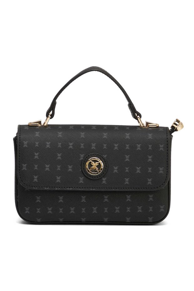 Black Print Women's Handbag - S26K1Pr09154-T0E