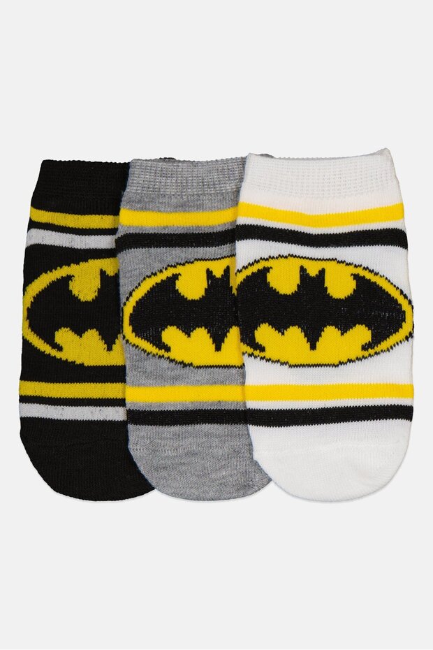 Toddlers Boy 3 Pairs Graphic Print Socks, Multicolor