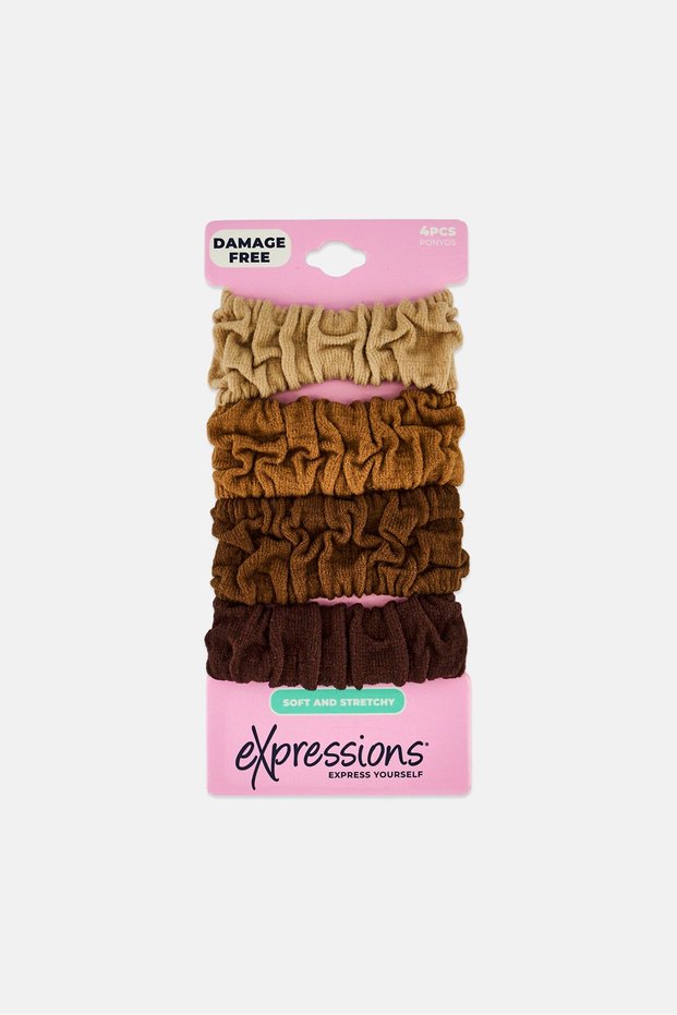 Ponyo Hair Elastic Ponytail, Multicolor