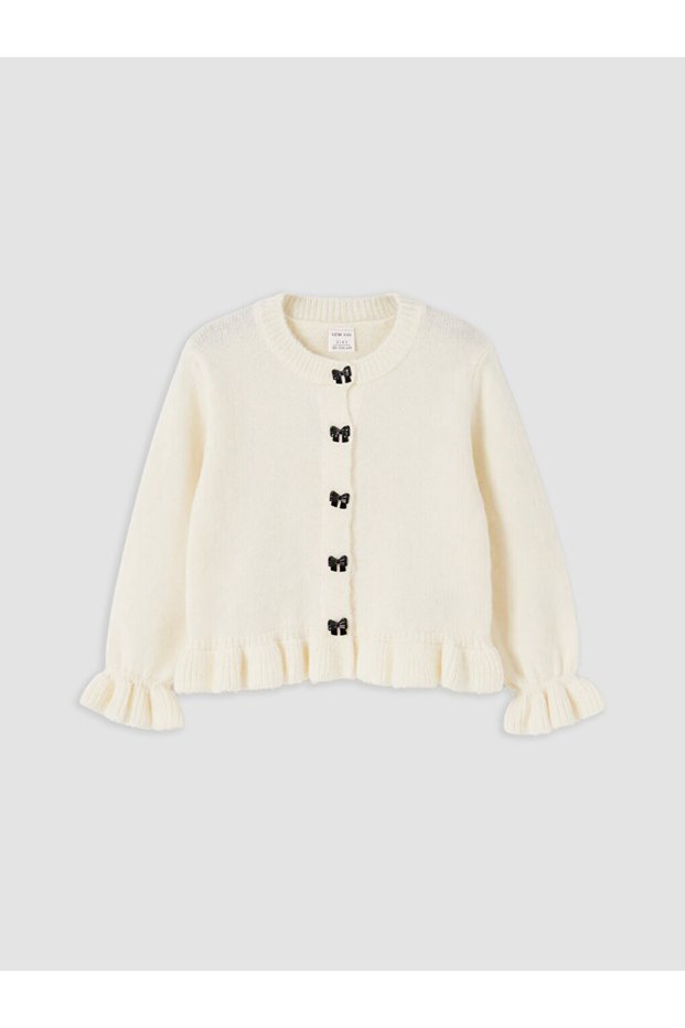 Zero Roba Collar Girl's Cardigan for Style Seekers from Uzg Store