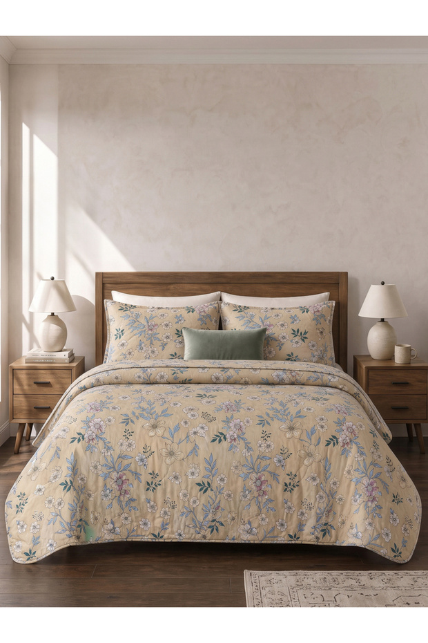 4-Piece Printed Comforter Combo Set (Comforter, Bedsheet and 2 Pillow Covers)