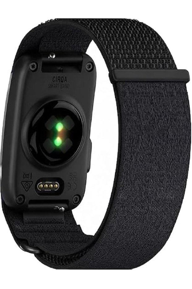 Nylon Bands for Gar-min CIRQA Smart Band: Soft Weave Nylon Loop Breathable Replacement Sport Wristband - Sweatproof Adjustable for Screenless Fitness Tracker