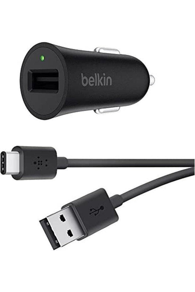 BOOST_UPÈ Car Charger + USB-C Cable (Quick Charge 3.0) 18W